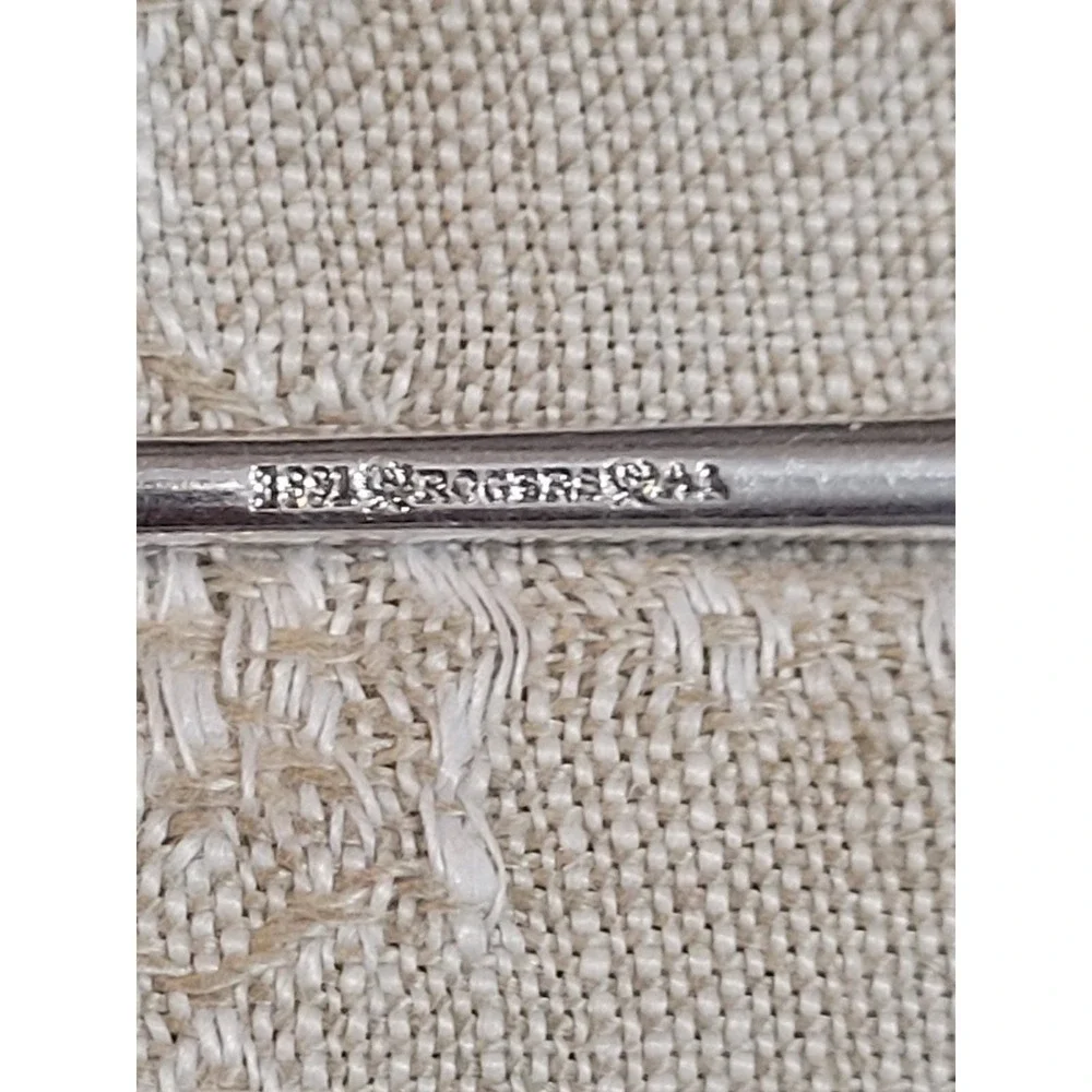 Antique‎ Victorian Sterling Silver 3-Prong Cocktail/Dessert Fork Beaded Edge